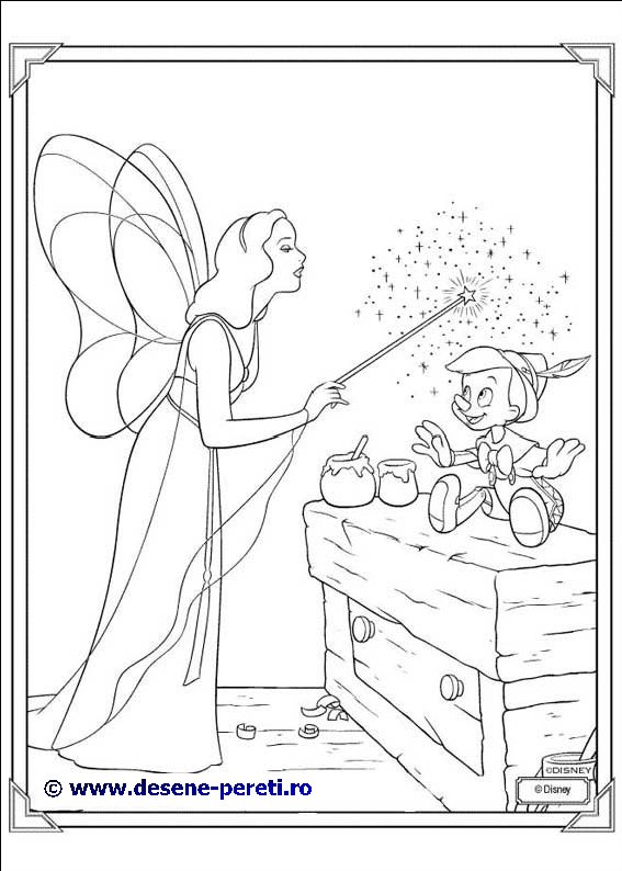 pinocchio desene colorat